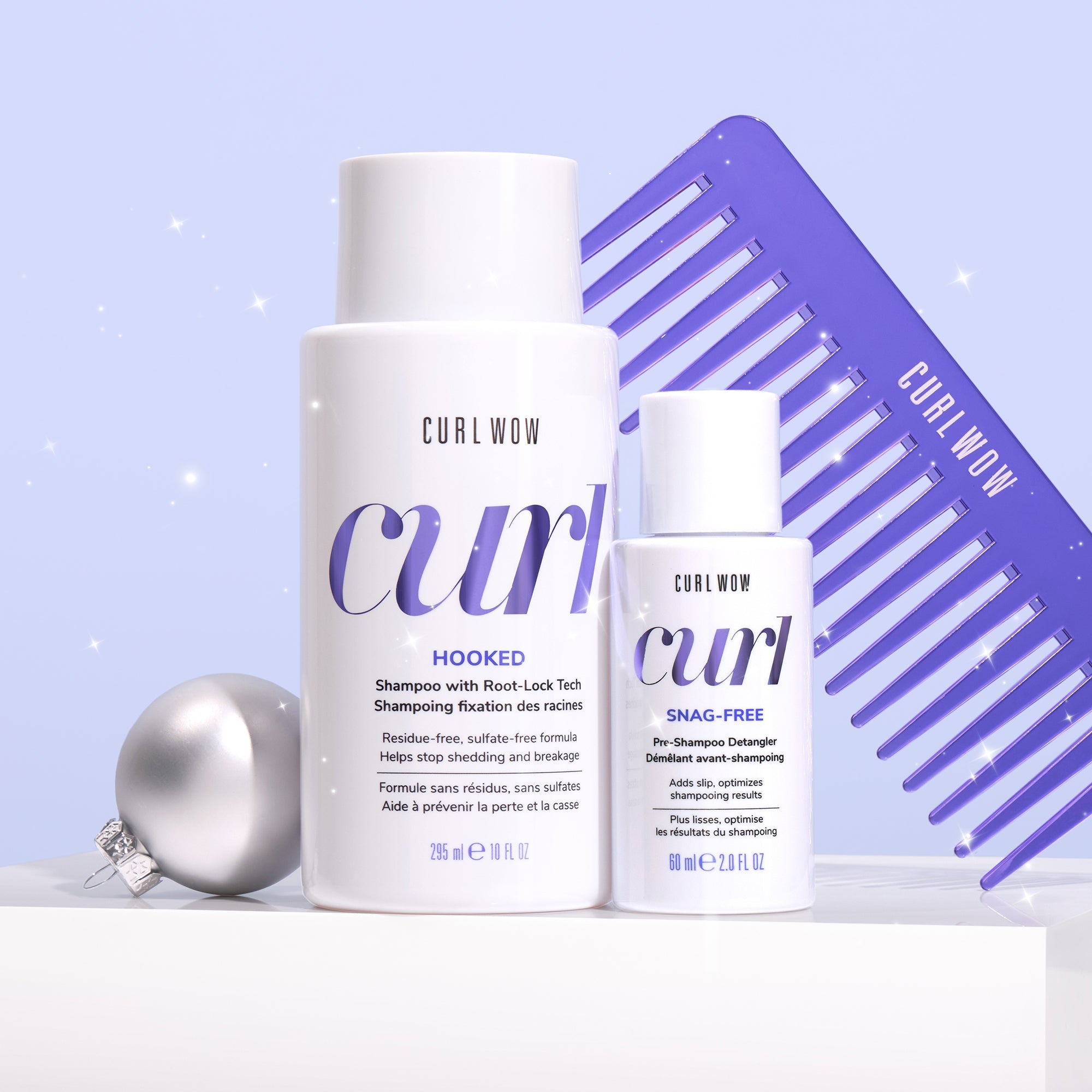 KNOT ANYMORE!  Detangling Set ~ with FREE Glide-Thru Comb